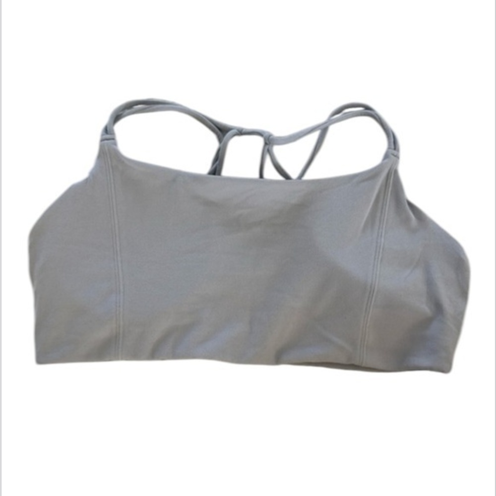 Athleta lavender sports bra size medium